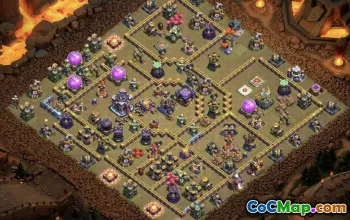 town hall 15, trophy/war base layout #37527