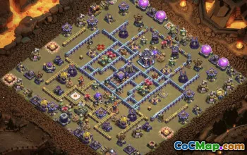 town hall 15, trophy/war base layout #37588