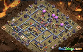 town hall 15, trophy/war base layout #37838