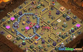 town hall 15, trophy/war base layout #37840