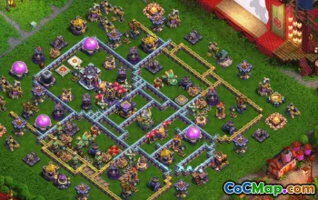 town hall 15, trophy/war base layout #37847