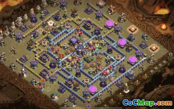 town hall 15, trophy/war base layout #38107