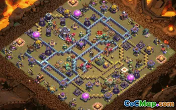 town hall 15, trophy/war base layout #38218
