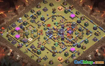 town hall 15, trophy/war base layout #38271