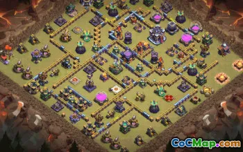 town hall 15, trophy/war base layout #38338