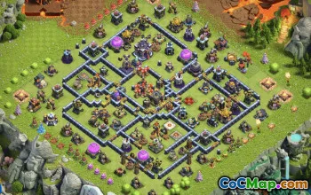 town hall 15, trophy/war base layout #38383
