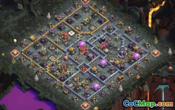 town hall 15, trophy/war base layout #38658