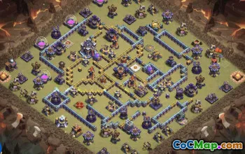town hall 15, trophy/war base layout #38930