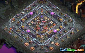 town hall 15, trophy/war base layout #38977