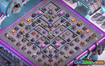 town hall 15, trophy/war base layout #39107