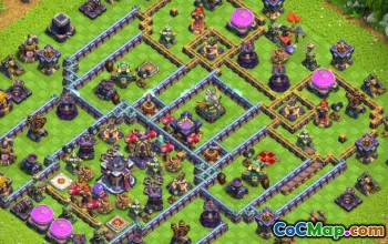 town hall 15, trophy/war base layout #39235