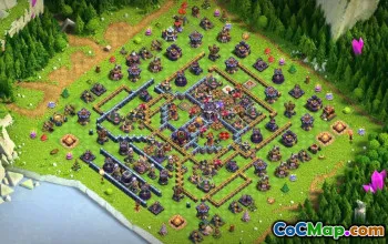 town hall 15, trophy/war base layout #39397