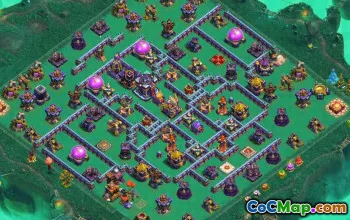 town hall 15, trophy/war base layout #39453