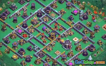 town hall 15, trophy/war base layout #39517