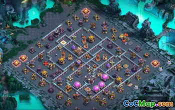 town hall 15, trophy/war base layout #39673
