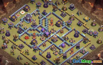 town hall 15, trophy/war base layout #39720