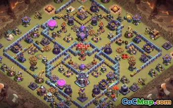 town hall 15, trophy/war base layout #39730