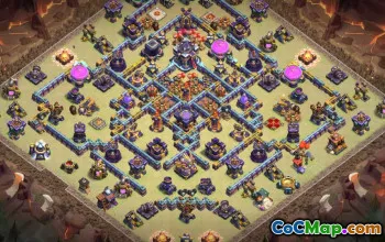 town hall 15, trophy/war base layout #39732