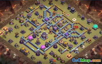 town hall 15, trophy/war base layout #39812