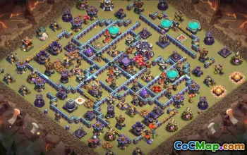 town hall 15, trophy/war base layout #39821