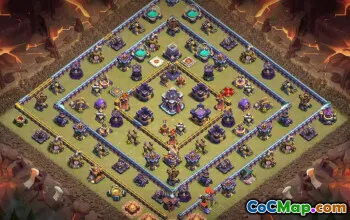 town hall 15, trophy/war base layout #39835