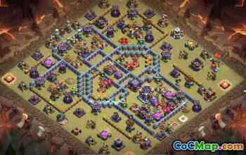 town hall 15, trophy/war base layout #39871
