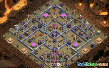 town hall 15, trophy/war base layout #39873