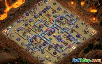 town hall 15, trophy/war base layout #39878