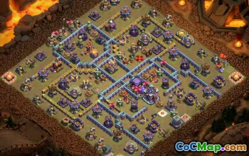 town hall 15, trophy/war base layout #39879