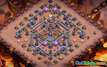 town hall 15, trophy/war base layout #39898