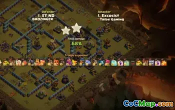 town hall 15, trophy/war base layout #39905