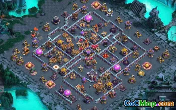 town hall 15, trophy/war base layout #39911