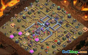 town hall 15, trophy/war base layout #39925