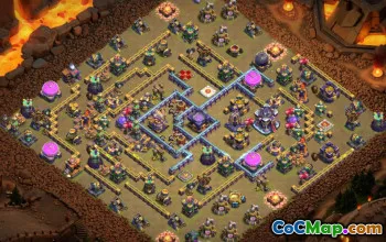 town hall 15, trophy/war base layout #39927