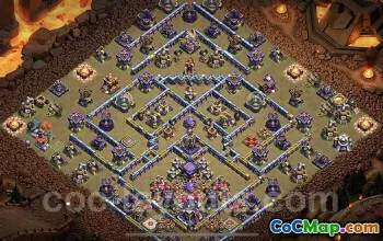town hall 15, trophy/war base layout #39961