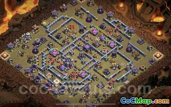 town hall 15, trophy/war base layout #39978