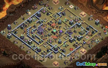 town hall 15, trophy/war base layout #39986