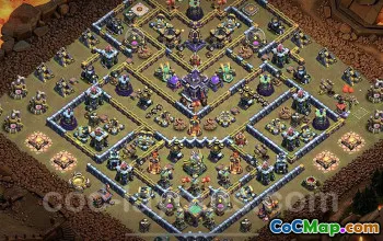 town hall 15, trophy/war base layout #39988