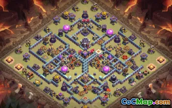 town hall 15, trophy/war base layout #40021