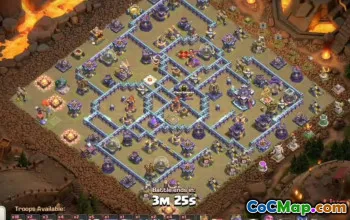 town hall 15, trophy/war base layout #40064