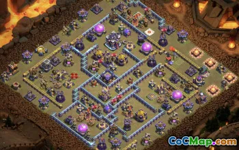 town hall 15, trophy/war base layout #40140