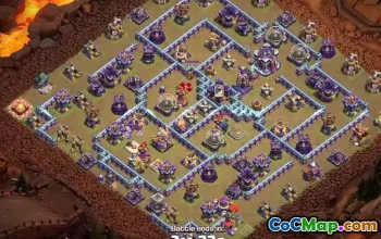 town hall 15, trophy/war base layout #40192