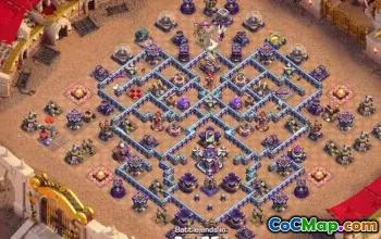 town hall 15, trophy/war base layout #40193