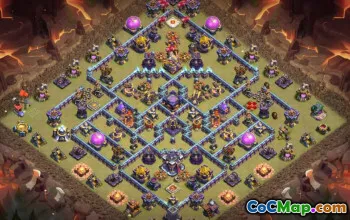 town hall 15, trophy/war base layout #40211
