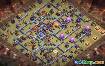 town hall 15, trophy/war base layout #40222