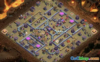 town hall 15, trophy/war base layout #40407