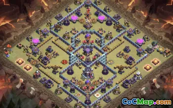 town hall 15, trophy/war base layout #40726