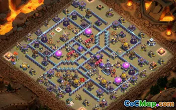 town hall 15, trophy/war base layout #40727
