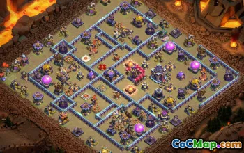 town hall 15, trophy/war base layout #41265