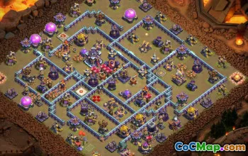 town hall 15, trophy/war base layout #41271